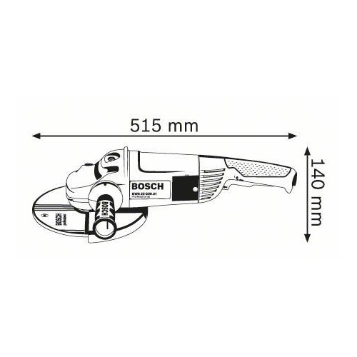 SMERIGLIATRICE GWS 22-230 JH PROFESSIONAL - 0.601.188.M03 BOSCH