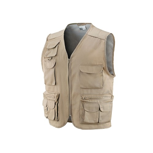 GILET BEIGE IN TESSUTO TOBRUK - 422080