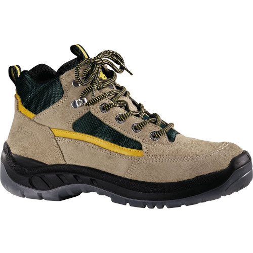 SCARPA PROTETTIVA ALTA TIPO TREKKING IN CROSTA BOVINA SEKON 621N - 515174 SKL