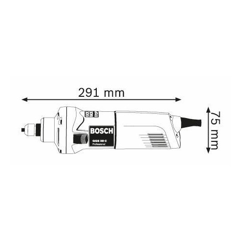 SMERIGLIATRICE ASSIALE GGS 28 C - 0.601.220.000 BOSCH
