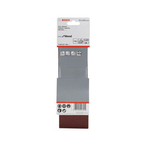 NASTRO ABRASIVO 75X533 K120 - 2.608.607.258 BOSCH